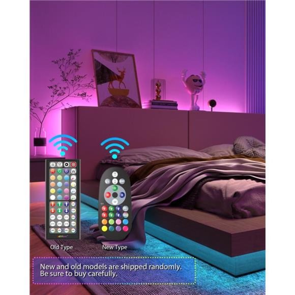100 ft LED Lights for Bedroom with Remote Color Changing LED Strip Lights - Picture 4 of 7